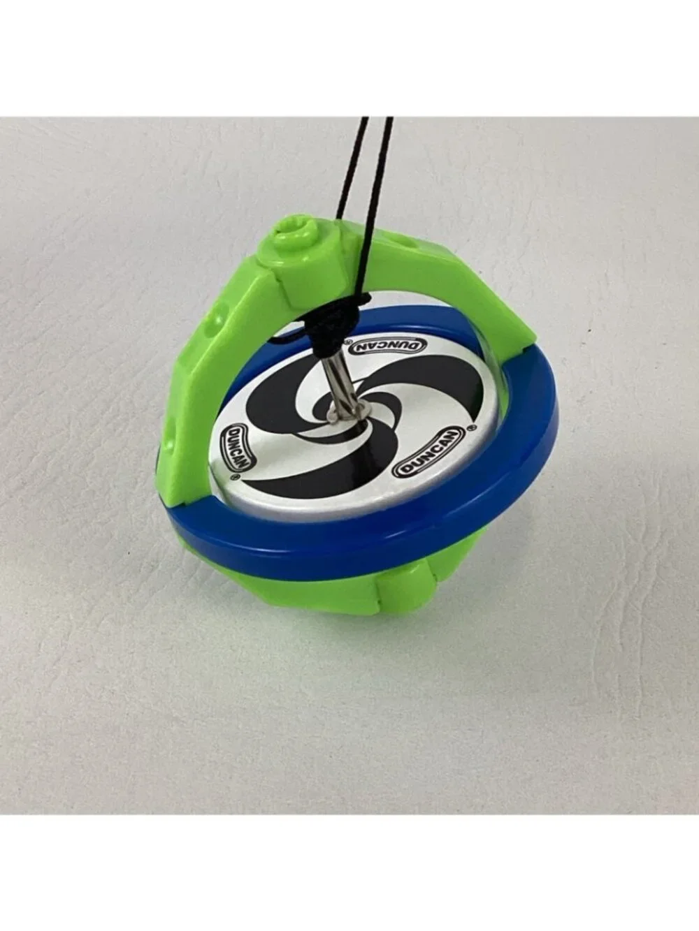 Duncan Gyroscope XT Spinning Top Physics Toy High Speed Green Pocket Trick Book